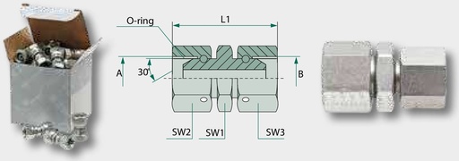 [AMAT3-220738] GA 3/4 FS-BSP x 3/4 FS-BSP U.V. 5 - Adaptor drept