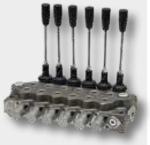 [AMAT3-220495] Walvoil Distribuitor hidraulic SD5-3-P-18L-2x(5PY13QNL) 4/3-Wege, 3 x doppeltwirkend (A-B geschlossen / Federrückstellun
