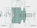 M+S Frana cu lamele OMP/ R D=25 24/26 bar 300 bar