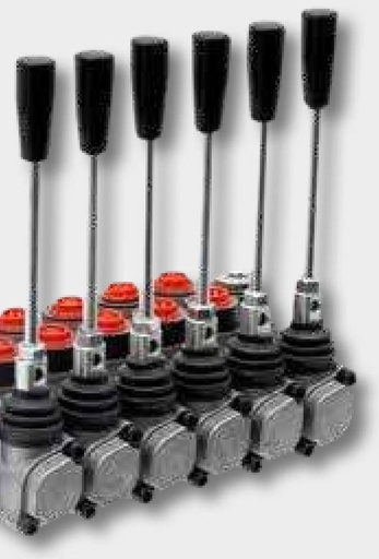 [AMAT3-221013] Valva Z50 6xDW 4/3 căi, 6 x dublu efect (A-B inchis / resetare cu arc)
