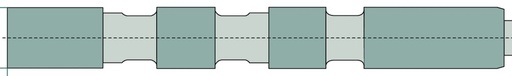 [AMAT3-221039] X-P40-SD piston D dublu. A-B deschis - pentru P40 (până la 09.2022)