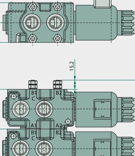 [AMAT3-221084] Supapa control, 6/2 căi SWV-E-05-24V - SVV 90