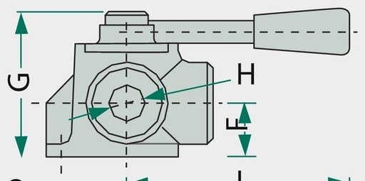 [AMAT3-221087] Robinet cu 3 cai 9 mm
