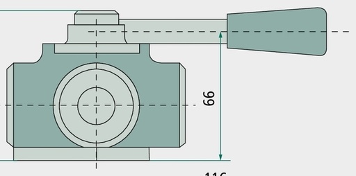 [AMAT3-221090] Robinet cu 4 cai 9 mm