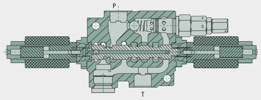 [AMAT3-221100] Supapa-E 12V 3x DW (A-B inchis) 12V c.c.