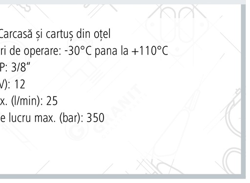 [AMAT3-221101] Supapa 12V 5x dublu efect (A-B inchis) 12V c.c.