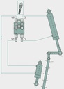Oleodinamica Marchesini Supapă plug reversibil VRAPSE801003/8BSP 230 bar