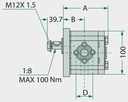 Gr.2 Motor cu roti dintate 10cc EU 1:8 270 bar
