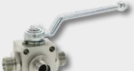 [AMAT3-221781] Robinet cu 3 orificii BKH-3L-42L-DN 25-(M52x2,0) 25