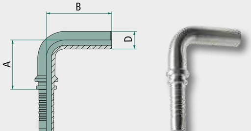 [AMAT3-223316] PN 10 RSS 14S 90° - Dry Fit