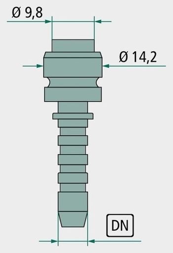 [AMAT3-221893] Niplu conectare NW 06 ALTO DN 06 - 1/4"