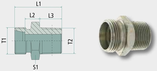 [AMAT3-222877] X-GEN 16 S 1/2 - ohne Überwurfmutter und Schneidring
