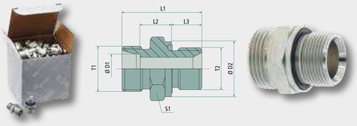 [AMAT3-221961] X-GER 12 L 1/2 - WD - Fara piulita de imbinare si inel taietor