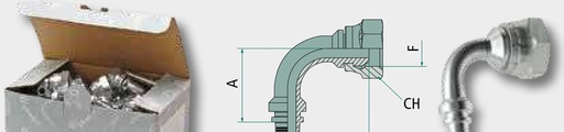 [AMAT3-223526] PN 12 DKR 5/8" 90° - Dry Fit