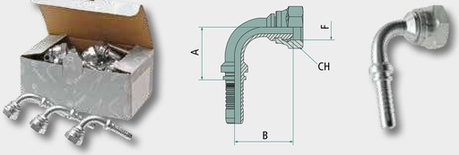 [AMAT3-223533] PN 25 DKR 1" 90° - Dry Fit