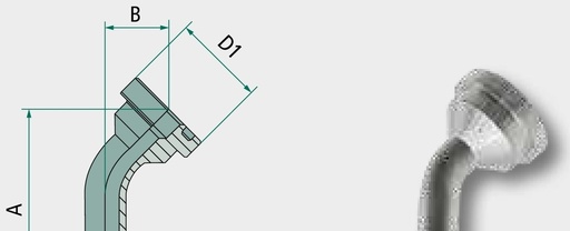 [AMAT3-223761] PN 20 SFL 1" 45° - Dry Fit