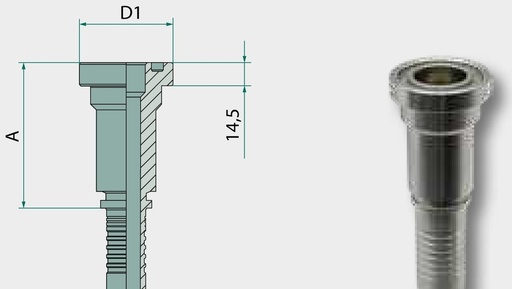 [AMAT3-223815] PN 20 SFS-CAT 1" - Dry Fit