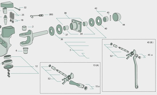 [AMAT3-224240] Ringfeder Cupla de tractare 4040/G150 B