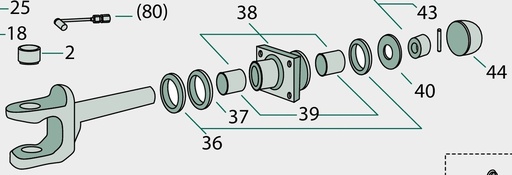 [AMAT3-224247] Ringfeder Bolt de cuplare