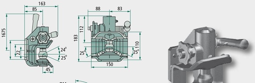[AMAT3-224254] Ringfeder Cupla de tractare 220