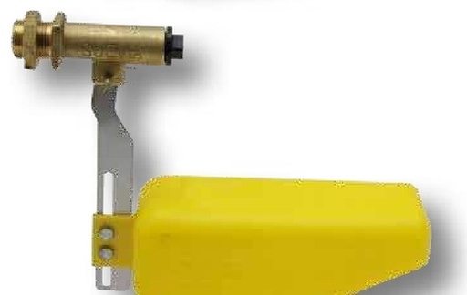 [AMAT3-124119] Suevia Supapă cu flotor - Model 738 filet exterior R 3/4", Recipient pentru adăpat galben