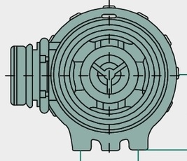 [AMAT3-184991] ARAG Filtru de aspiraţie - Marcaj filtru: albastru