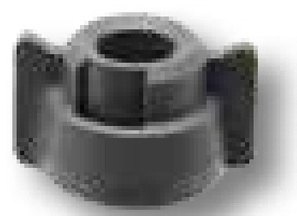 [AMAT3-185203] ARAG Piuliță baionetă neagră, Ø 12,8mm negru