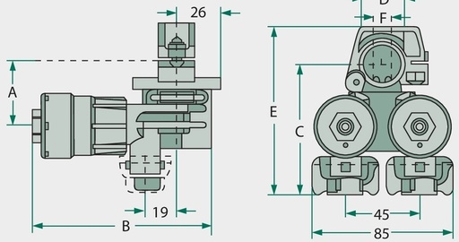 [AMAT3-185314] ARAG Membrană pentru închiderea supapei - Viton