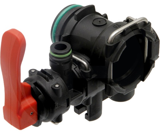 [AMAT3-185488] ARAG Electrovalva - seria 463T, manuala, cu racord tip furca si racord pentru regulator de presiune continua T1