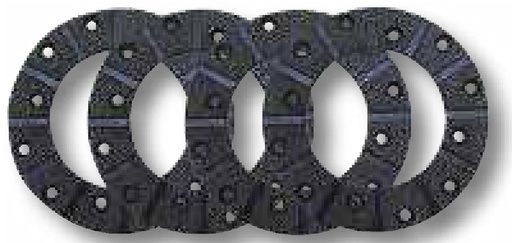 [AMAT3-189472] Set placute frana - Ø 143 mm, Grosime 5 mm cu nituri 5 x 12 mm