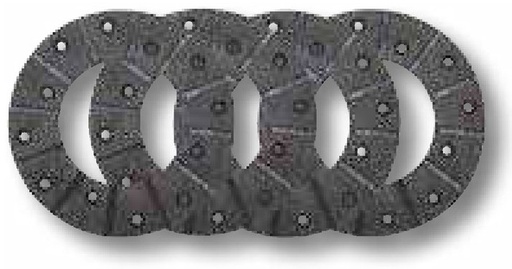 [AMAT3-189475] Set placute frana - Ø 165 mm, cu nituri 5 x 12 mm Grosime 5 mm