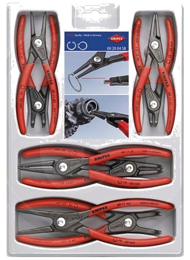 [AMAT3-197246] KNIPEX Set de clești pentru circlip 8 piese