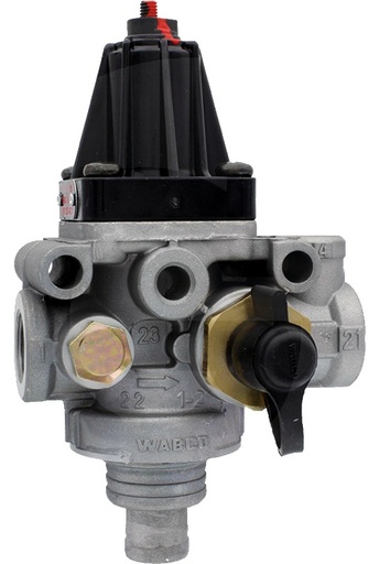 [AMAT3-214465] Wabco Regulator de presiune - cu racord uscator de aer si pentru umplerea camerei cu supapa de sens unic, fara amortizor