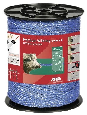 [AMAT4-100202] Polifir descurajator albastru PREMIUM WILDHOG 400 m 01259