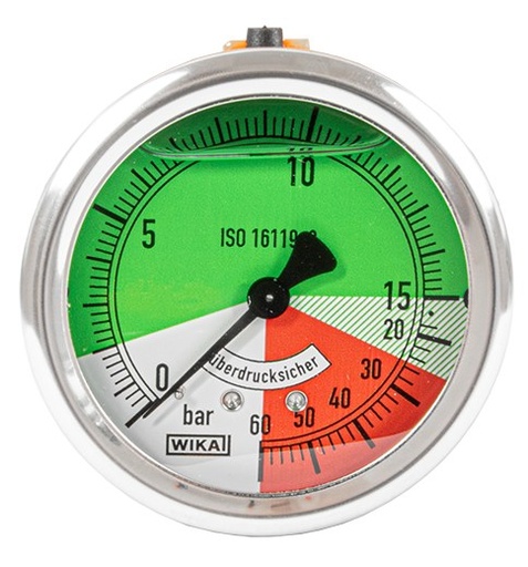 [AMAT4-106497] ISO glycerine pressure gauge cu Supapa 26737
