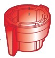 [AMAT4-107753] testina attacco rapido def.HC rossa 28064