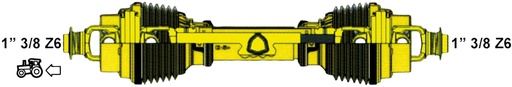 [AMAT4-109034] Priza de putere cu unghi larg Arbore Categoria 4 1000 mm 31116