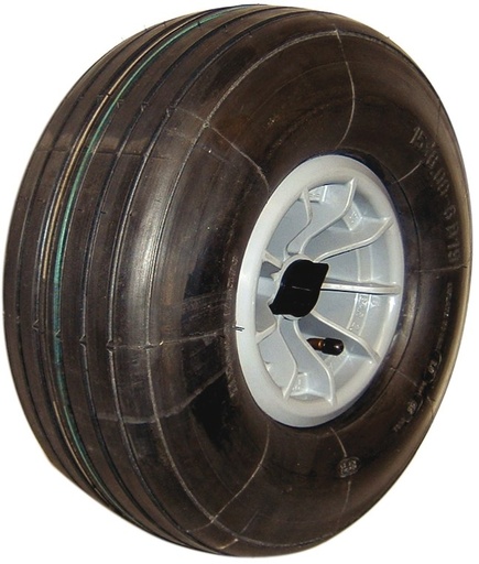 [AMAT4-112256] Pneumatic Roata cu nylon rim Size 15x6.00-6 75 mm 40335