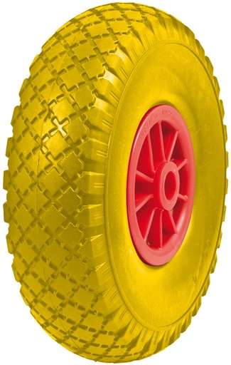 [AMAT4-112444] Poliuretan solid Roata galben 75 mm 40535