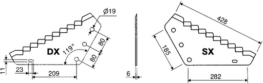 [AMAT4-113014] LAME PENTRU MAŞINI DE AMESTECAT-VERTICALE 45939