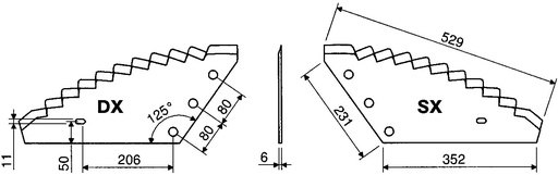 [AMAT4-113081] LAME PENTRU MAŞINI DE AMESTECAT-VERTICALE 46015