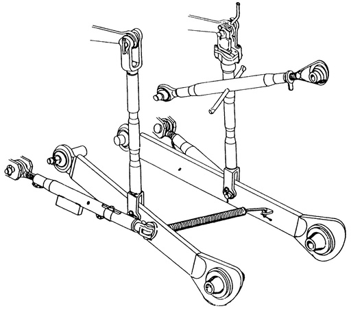 [AMAT4-113724] Legături complete de cuplare în 3 puncte pentru FIAT 50304