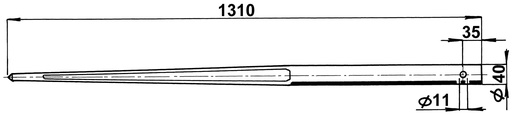 [AMAT4-116421] Cuțit cilindric cu orificiu SIGMA 57222