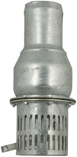 [AMAT4-117444] VALVĂ DE PICIOARE CU TUBO PENTRU FURTUN DE CAUCUC. GALVANIZAT 60658