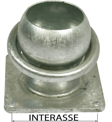 [AMAT4-118348] FLANSĂ CU SFERĂ ȘI INEL ZINCAT 62005