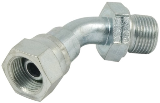 [AMAT4-124927] Filet exterior/Filet interior 45° ADAPTATOR Filet - F 1/4" Gaz 44,1 mm 82068
