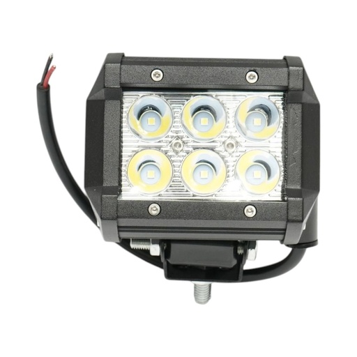 [AMAT6-100075] Proiector dreptunghiular 6 LED-uri 10-30V 18W 6000K unghi radiere 30 de grade tip spot 97x80mm IP67