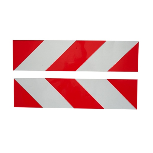 [AMAT6-100201] Autocolant reflectorizant dungat alb-rosu