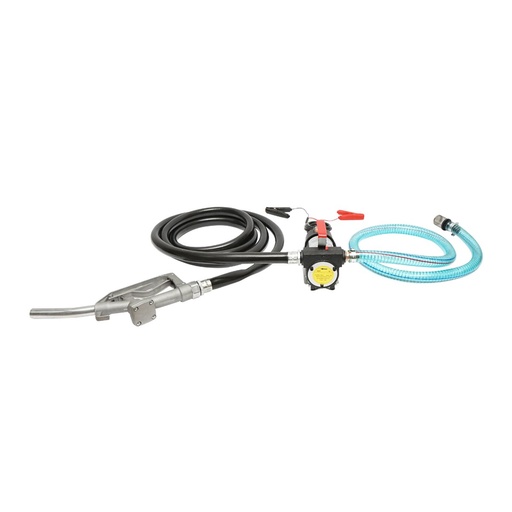 [AMAT6-100400] Kit pompa transfer motorina 12V cu furtun aspiratie 1,5m, furtun transfer 4m si pistol