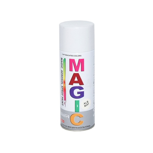 [AMAT6-100414] Spray vopsea MAGIC alb mat 007 400ml
